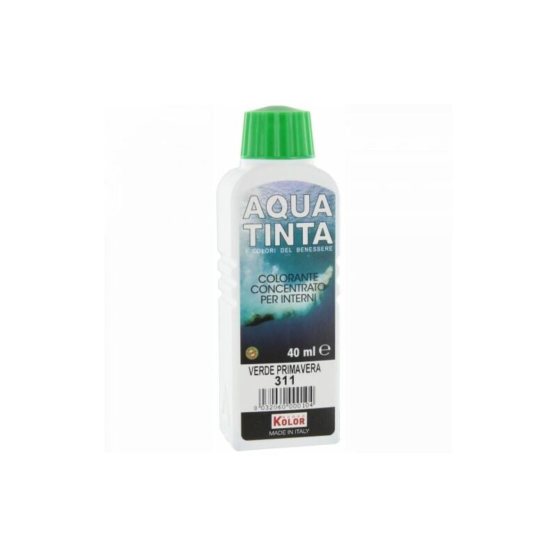 Aquatinta per interni 40 ml verde primavera 311 10 pz