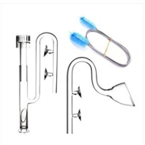 Aquatique : Tube en Verre de Marque Lily, Ecumoire d’Aquarium, arrivée et Sortie pour Tube de Filtre d’Aquarium de Marque Lily