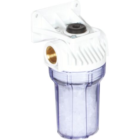 AQUAWATER - 105408 - Mini filtro anticalcare per scaldacqua - Per una protezione ottimale ed efficace dello scaldabagno - Adatto a tutte le installazioni - Polifosfato