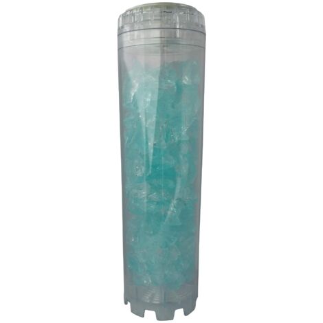 AQUAWATER 3700350801742 Cartuccia silicofosfati inibitore della Scala di Cristallo-Std Formato 10 "-Durata 12 Mesi, None, 1 Unità (Confezione da 1)