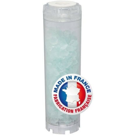 AQUAWATER Cartouche anti-calcaire anti-corrosion silicophosphate rechargeable 12 mois