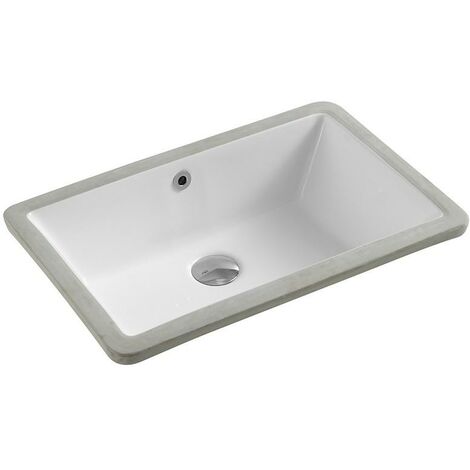 AQUORE 385359 NUE 53BE Lavabo Bajo Encimera Blanco