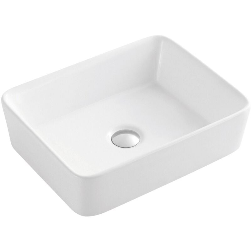 Aquore - 385374 qtro 48 Lavabo Sobre Encimera Rectangular Blanco - ref: 0000385374