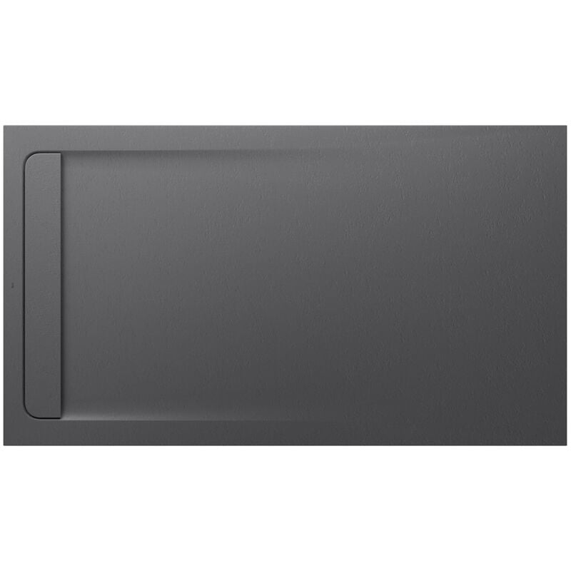 Roca - Receveur de douche extra plat en Stonex® Aquos - 1600x1000mm - Gris Ardoise