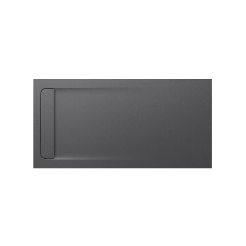 Receveur de douche extra plat en Stonex® Aquos - 1600x800mm - Gris Ardoise