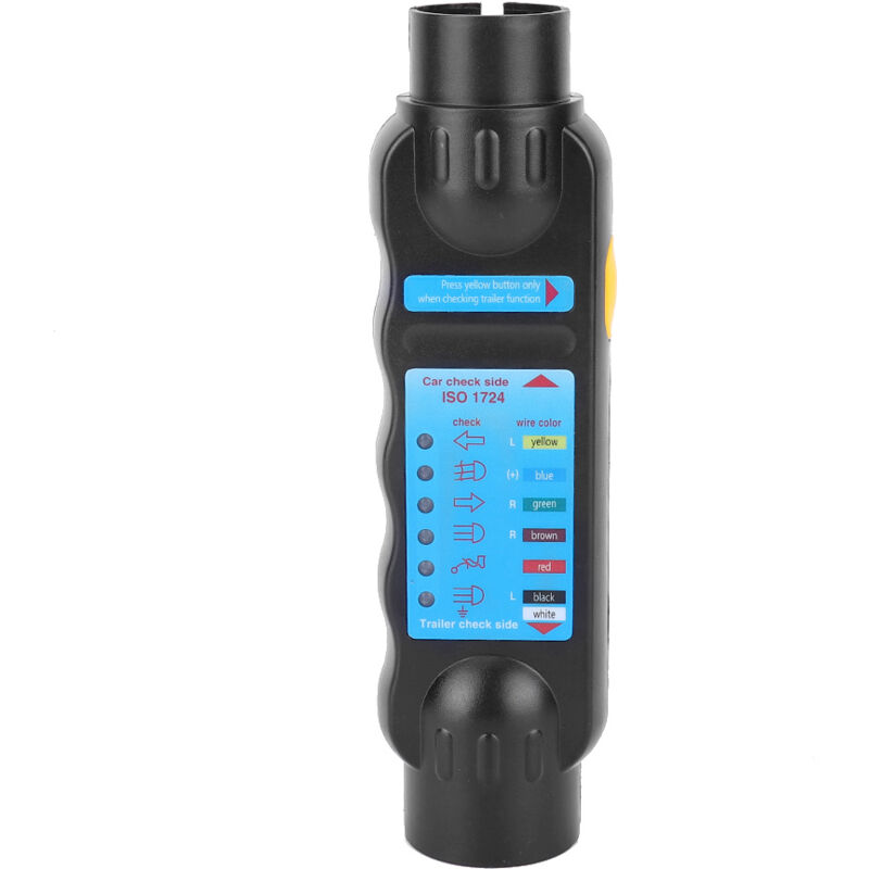 Image of aqxreight Anhängerstecker-Tester, 12V 7-poliges Widerstandsmessgerät für LKW.