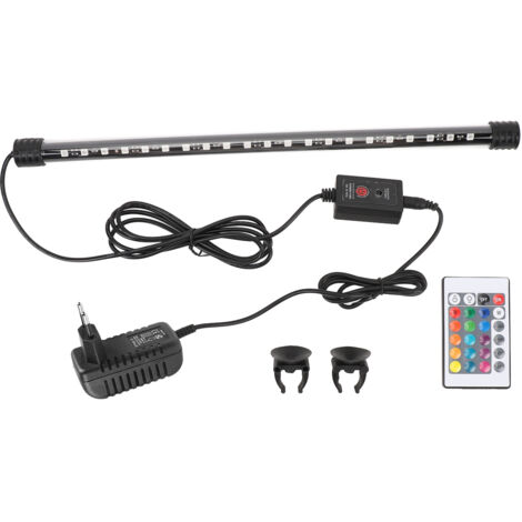 aqxreight Aquarium-LED-Leuchte mit hoher Helligkeit, mehreren Modi, Unterwasser-Fischbeleuchtung mit Fernbedienung, EU-Stecker, 48 cm. Modi dieser Aquarium-Fischbeleuchtung