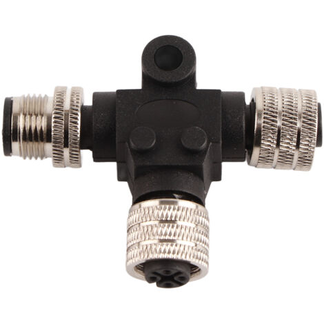 aqxreight Connecteur de Tee pour NMEA 2000 M12 Thread 5 PIN IP67 Convertisseur Marin de L'épreuve de L'eau pour Lowrance NMEA 2000 SIMRAD B G NAVICO Réseaux