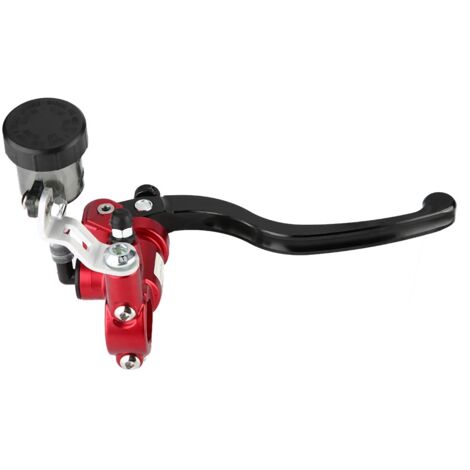 aqxreight - Hydraulischer Kupplungshebel für Motorräder, rechter Bremszylinder-Kupplungshebel (rot)
