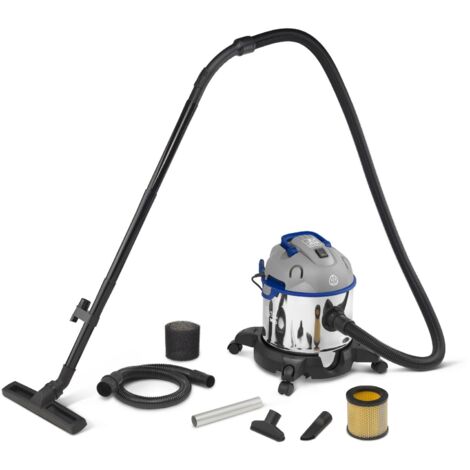 AR Blue Clean Aspirateur multifonction M20 4 en 1 : vide cendre, aspirateur de liquides et solides avec fonction souffleur (1200 W, 20 l)