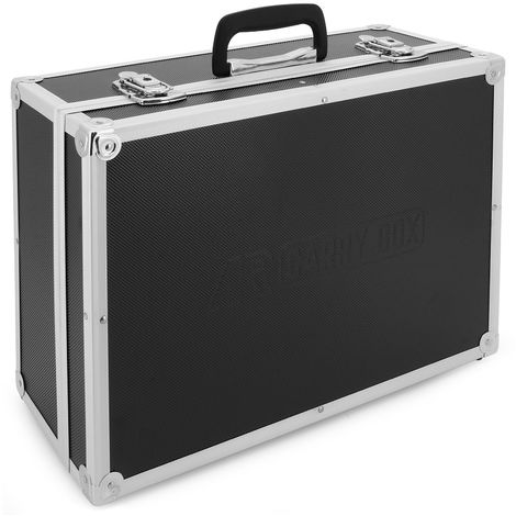 AR Carry Box® Alukoffer Werkzeugkoffer Aluminium Koffer leer (LxBxH) 450x320x175mm Farbe Alu Schwarz