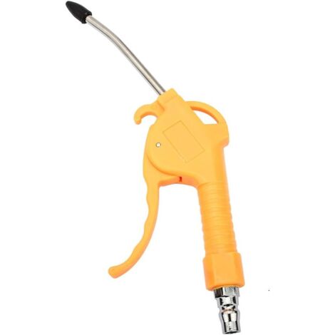 AR - ts pistolet à poussière pneumatique pistolet à air soufflant en plastique jaune pistolet à air soufflant