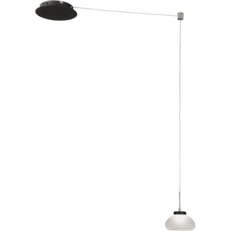Arabella - Suspension décentralisée blanche - Fabas Luce - LED 8W dimmable - Montage décentralisé