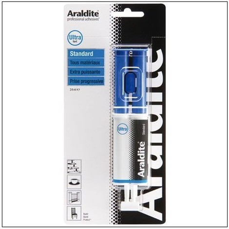 Colle 'standard' 24ml en seringue ARALDITE - plusieurs modèles disponibles