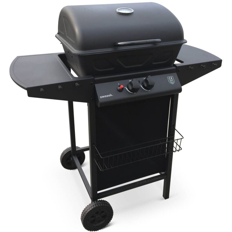 2-burner gas barbecue, Aramis, Black