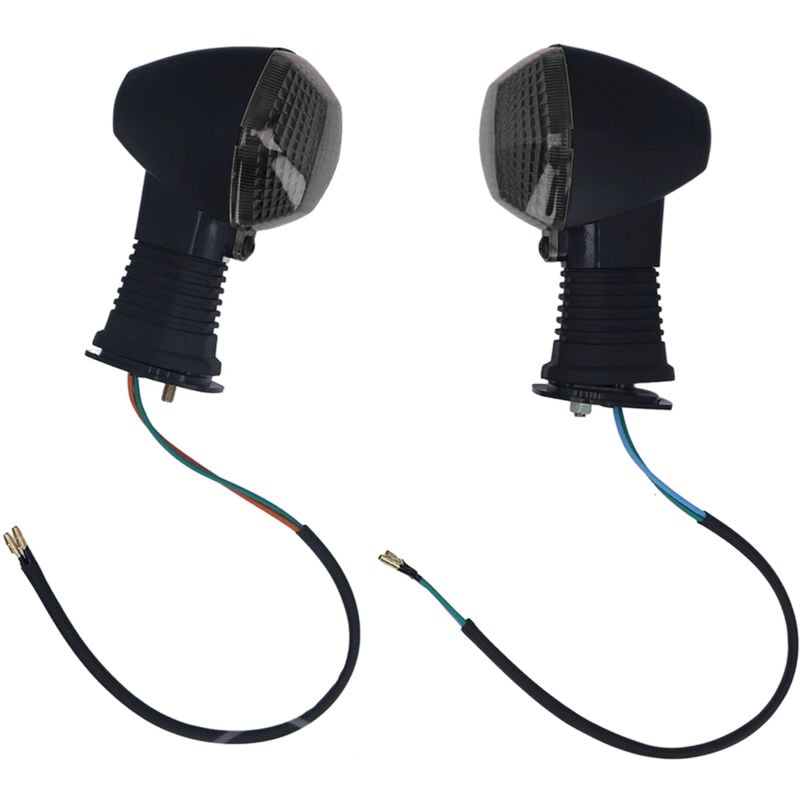 Image of Aramox 1 Paar Motorrad-Frontblinker für DL 1000 650 V-Strom (Schwarz).