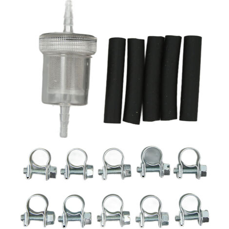 Aramox 5M Auto-Luft-Standheizungs-Kraftstoffschlauch-Schlauchschellen-Set mit Kraftstofffilter.