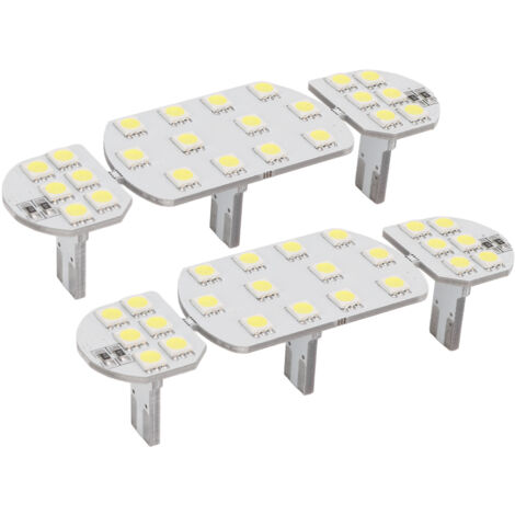 Aramox 6er-Pack Innenraum-Dachtafel-Leseleuchte mit 48 weißen LEDs als Ersatzbirnen.