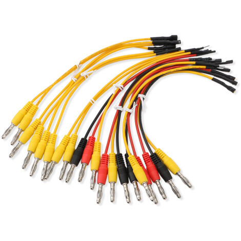 Aramox Connecteur de Cavalier OBD Universel à 20 Broches, Ensemble de 20 Pièces pour une Transmission Fluide dans les Voitures.
