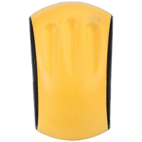 Aramox Handschleifpad mit Haken, PU-Schaum-Trägerplatte für die Restaurierung von Holzmöbeln, ergonomisches Design reduziert die Ermüdung bei längerem Gebrauch (6 Zoll)