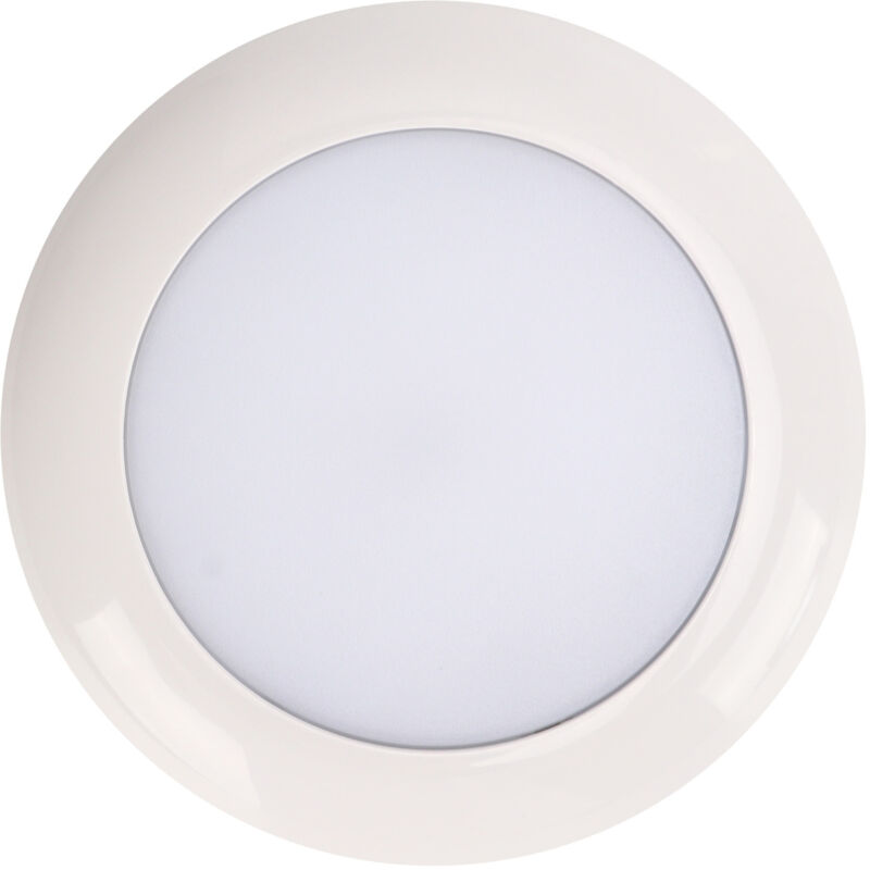 Aramox LED RV Panel Light, LED RV Panel Light 12V White Bathroom Top Light for Motorhome Camper Marine.