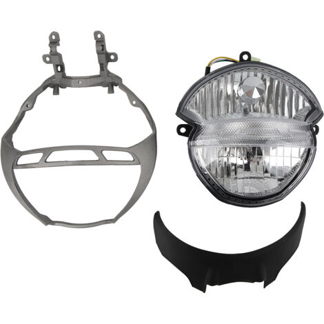 Aramox Moto Phare Étanche Phare Assemblage Support Rond Moto Phare LED Remplacement pour Ducati Monster 1100 1100S M1000 696 795 796