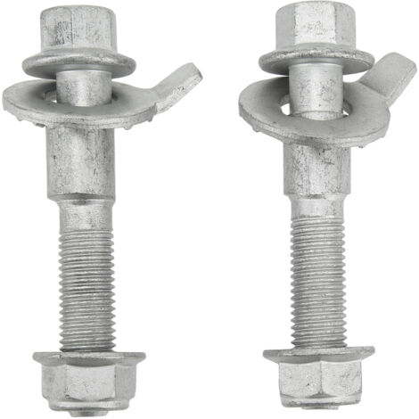 Aramox Satz mit 2 verstellbaren Sturzbolzen für die Vorderachse, 14 mm Metall-Ausrichtungsbolzen für Civic DX EX EX L HF LX Touring SE.