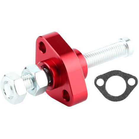 Aramox Tendeur de chaîne de distribution à came entretoise de tendeur de chaîne pour CBR600F F3 F4 F4i CBR900 RR CBR900F CB F (rouge).