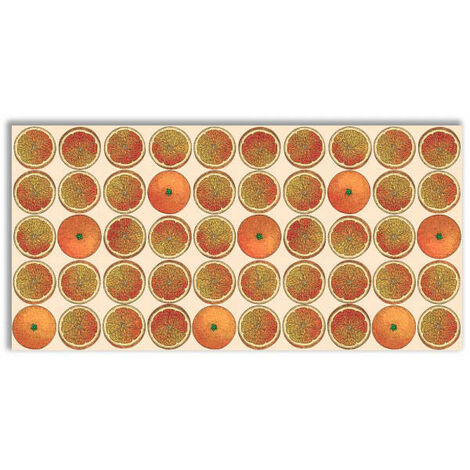 ARANCE - Paraschizzi da cucina in PVC flessibile - Misura 120x60cm spessore 3mm