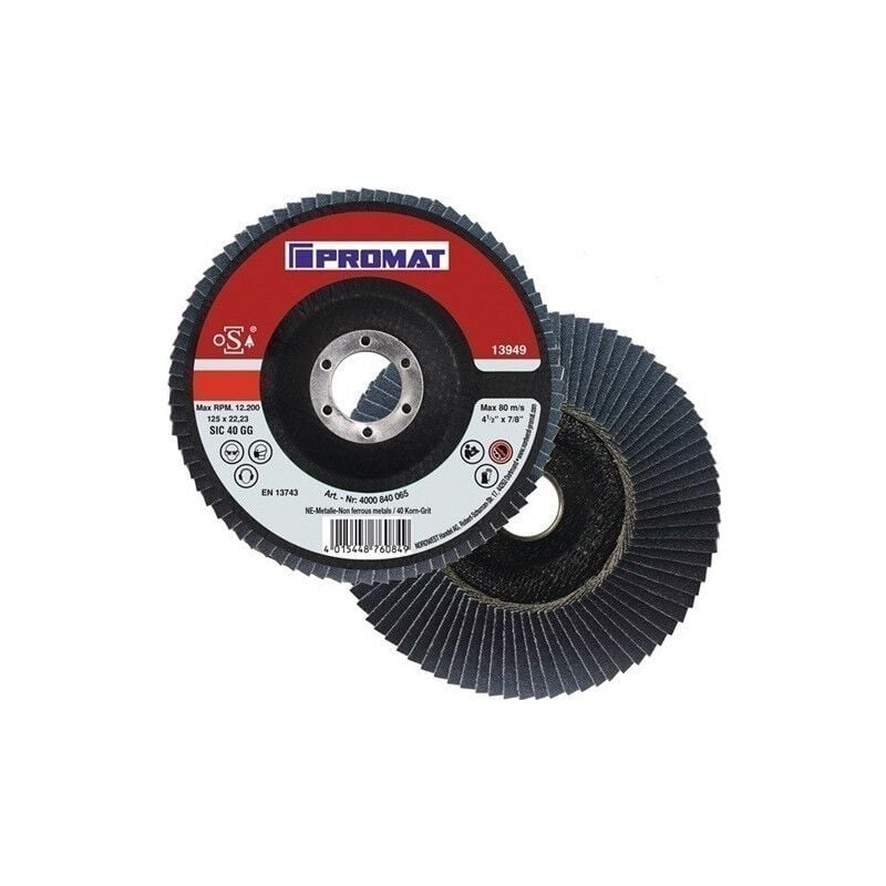 

Disco Abrasivo De Lminas Dim. 115 Mm Granulacin 60 Cnico