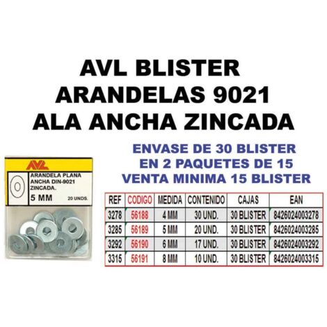 Arandela DIN 9021 - M5