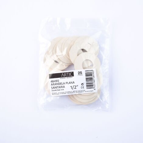 Arandela Plana Sanitaria 1 1/2" 40x70x2 mm (25 unidades)