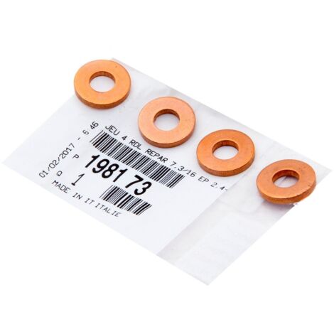ARANDELAS DE INYECCIÓN 1.6 HDI 2.4MM JUEGO DE 4