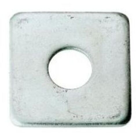 Arandelas en U cuadradas, DIN 436, 100 HV, galvanizadas 17,5 / 5/8'' (Por 100)