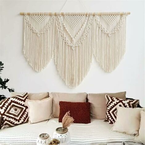 Arazzo da parete in stile bohémien, 110 cm x 80 cm, adatto per decorare balconi, pareti di appartamenti, camere da letto e altri ambienti.