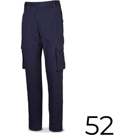 Arbeits Hose marca blau marine Größe 52 Baumwolle Stretch