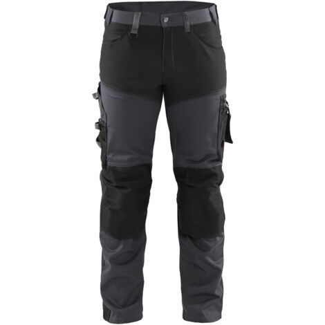 Arbeits-Hose Stretch Artisan 1799 - Grau/Schwarz 3XL - FR(54) - SE(C60) - Normen