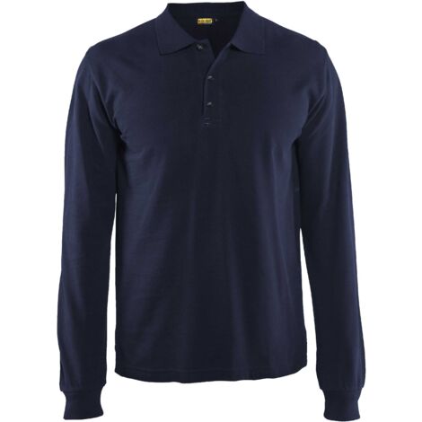 Arbeits-Polo langarm 3388 - Marine XL