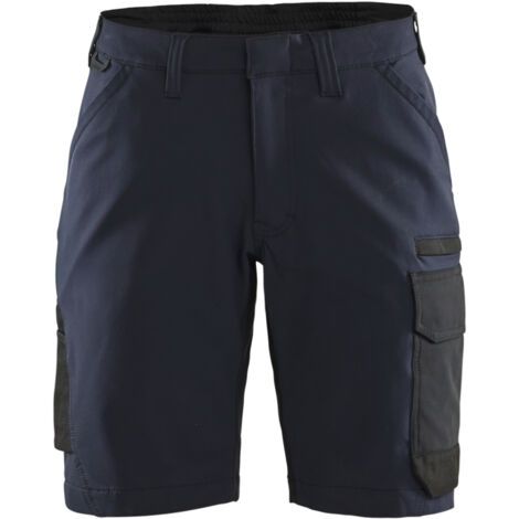 Arbeits-Shorts Wartung Stretch 4D Damen 7123 - Dunkel Marine/Schwarz L - FR(44) - SE(C42) - Standards