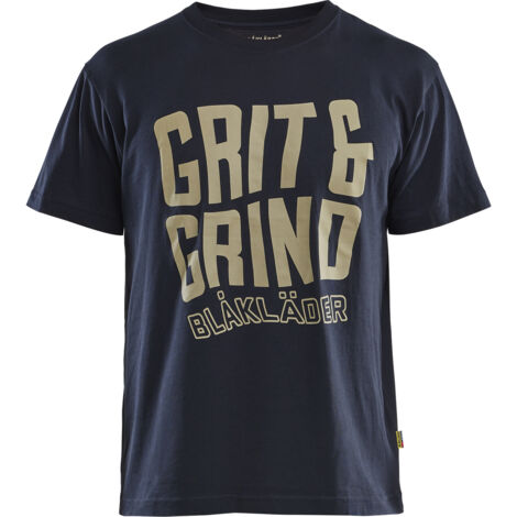 Arbeits-T-Shirt Kurzarm Grit & Grind - Marine XXL