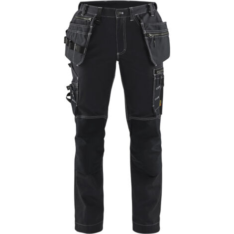 Arbeitsarbeitshose Damen Stretch 7130 - Schwarz XL - DE(48) - ES(C46) - Standards