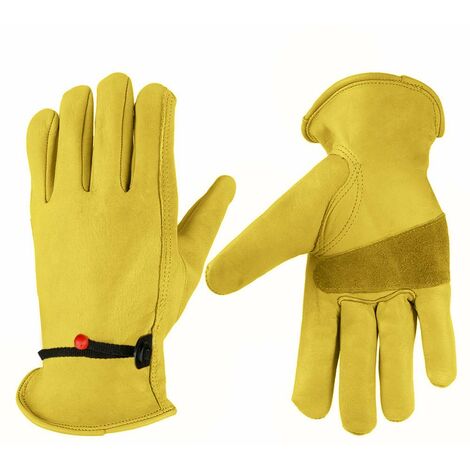 Wasserdicht Flexible Handschuhe Autoreparaturhandschuhe Easy-topbuy Lederarbeitshandschuhe Stichfeste Hochleistungsgartenhandschuhe Lederhandschuhe Für Männer Und Frauen M/L/XL 