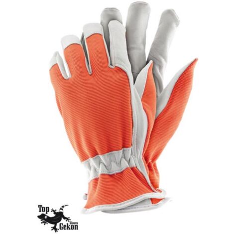 Arbeitshandschuhe aus Ziegenleder Gr.10 orange