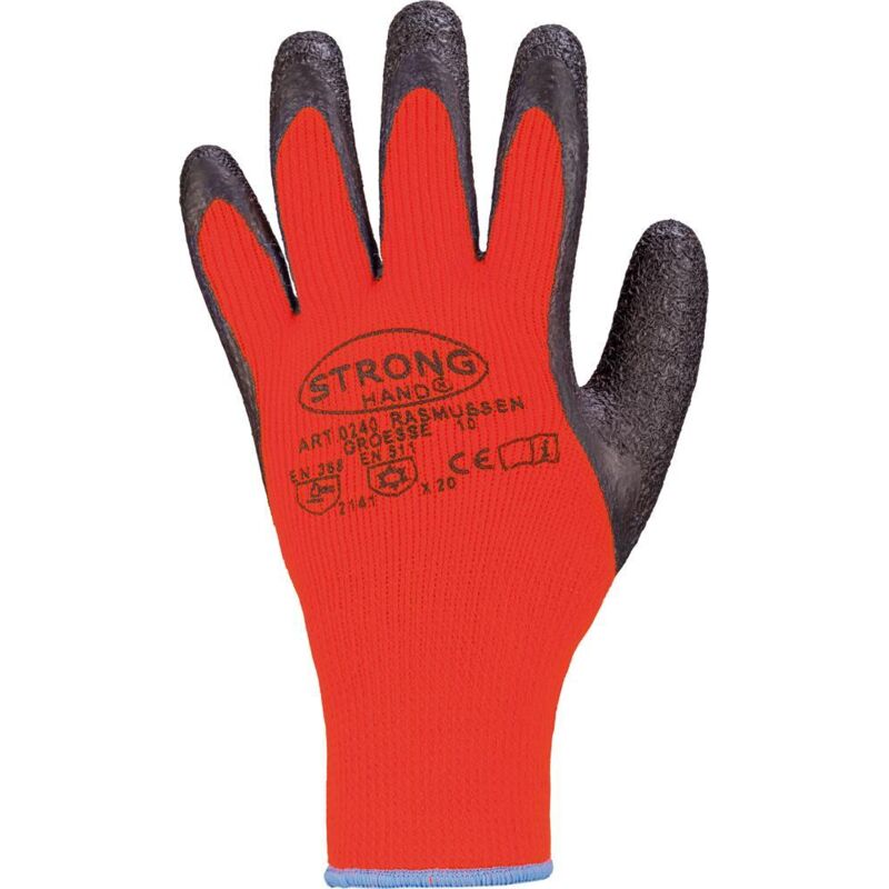 Kälteschutzhandschuhe Rasmussen Gr.10 orange/schwarz en 388,EN 511 psa ii