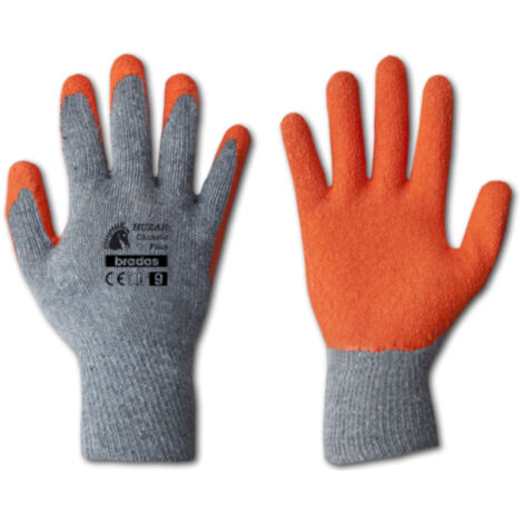 Arbeitshandschuhe Latexbeschichtung orange Classic Plus 10