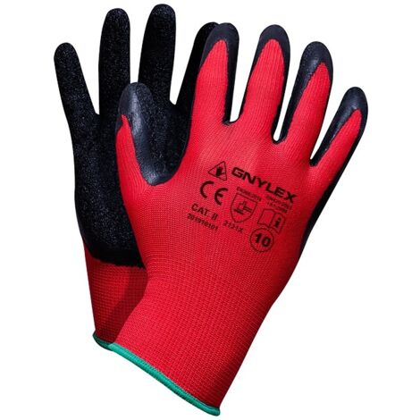 Arbeitshandschuhe mit Latexbeschichtung, blau/weiß 7