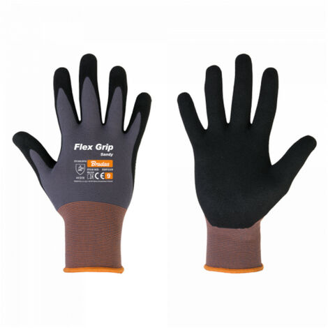 Arbeitshandschuhe mit Nitrilbeschichtung "Flex Grip Sandy" 10