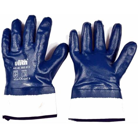 Latex Arbeitshandschuh Handschuhe 10 EN 388 EN511 Griffy SNEESL-GRIP in 2 Größen 
