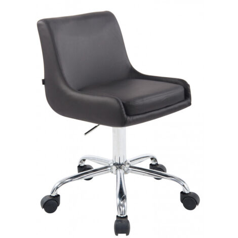 Arbeitshocker Club Kunstleder grau