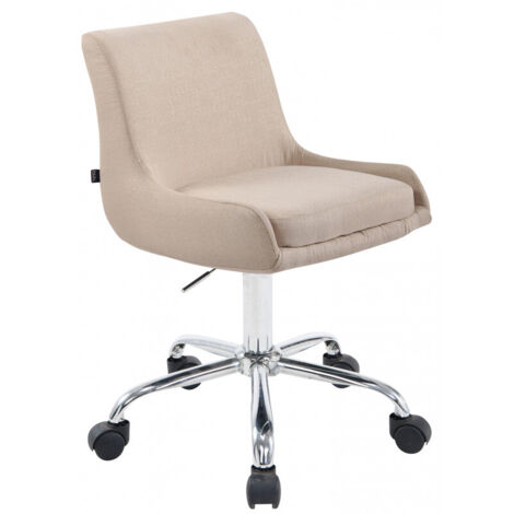 Arbeitshocker Club Stoff creme